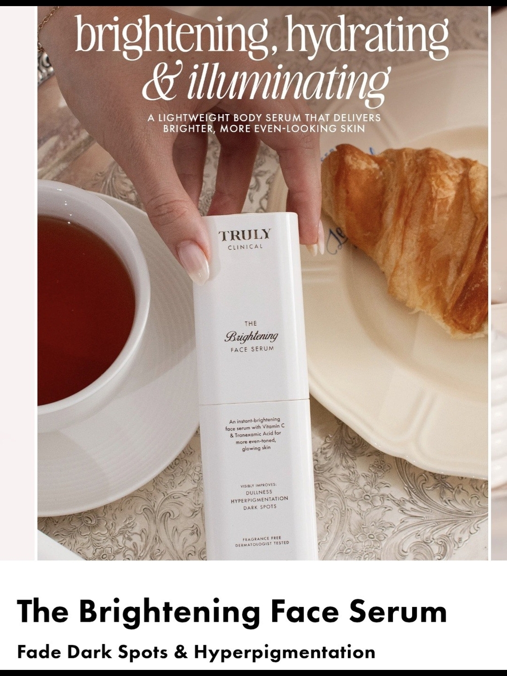 ✨ NEW Truly Clinical The Brightening Face Serum ✨
